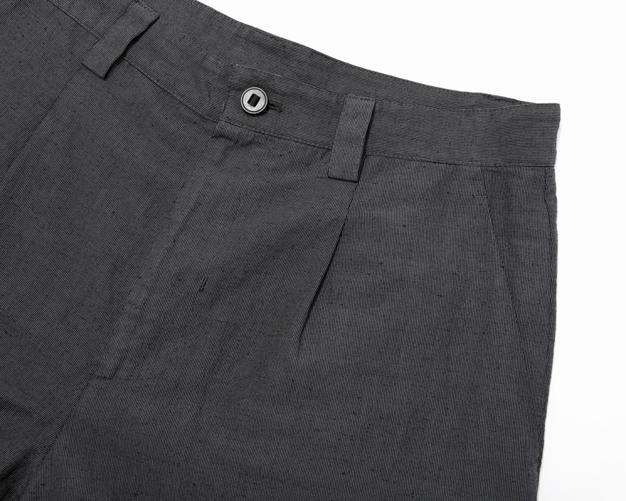 Outlier - Experiment 029 - Injected Linen Wide Legs (flat, pleat detail)