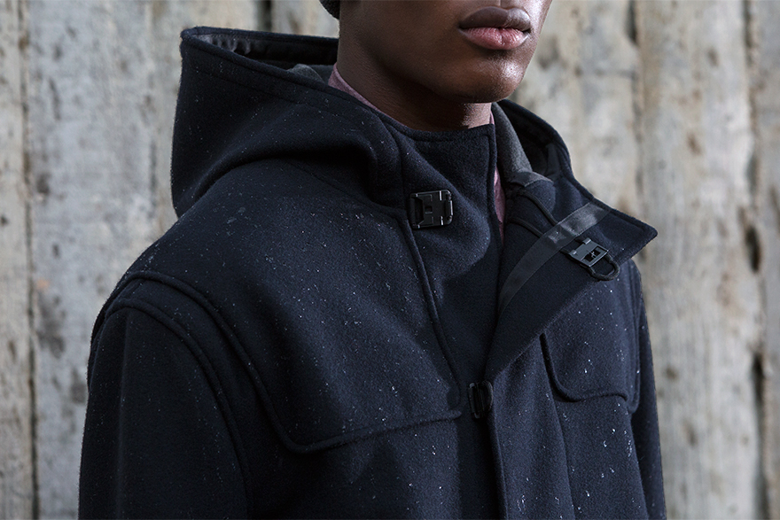 Outlier - Liberated Wool Dufflecoat (story, detail)