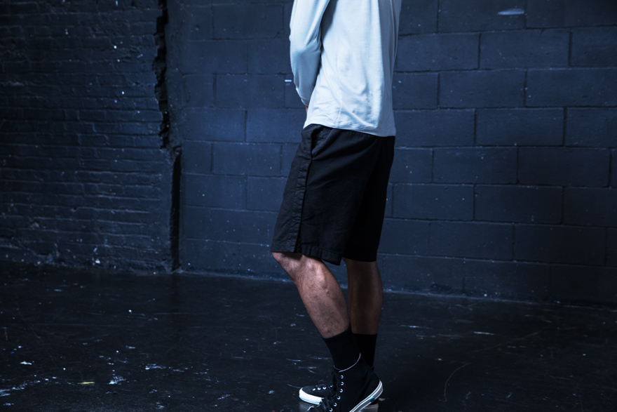 Outlier - Experiment 036 - Linoco Shorts (story, side shot)