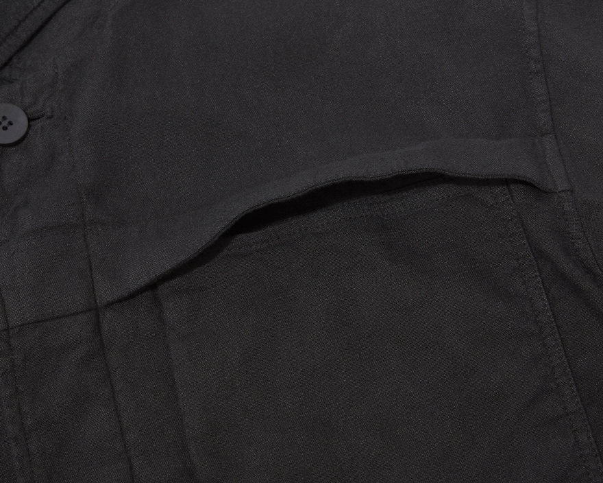 Outlier - Experiment 037 - Linoco Soft Jacket (flat, chest pocket open)