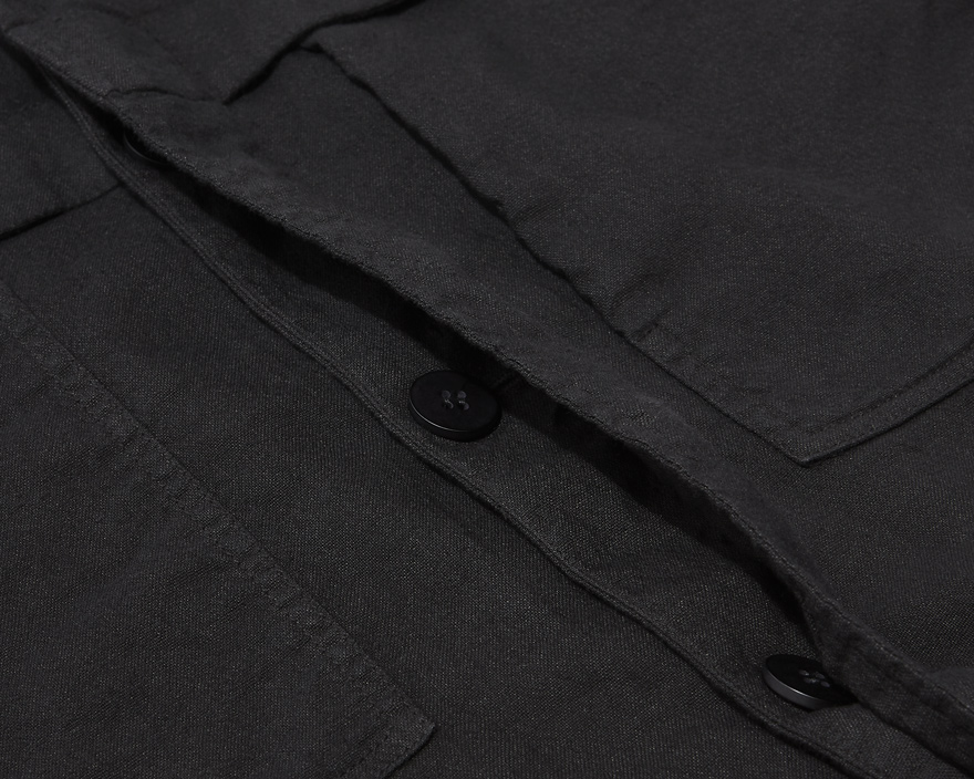 Outlier - Experiment 037 - Linoco Soft Jacket (flat, hidden buttons)