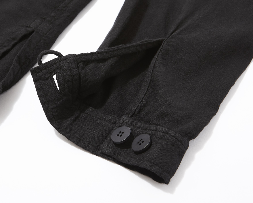 Outlier - Experiment 037 - Linoco Soft Jacket (flat, cuff open)