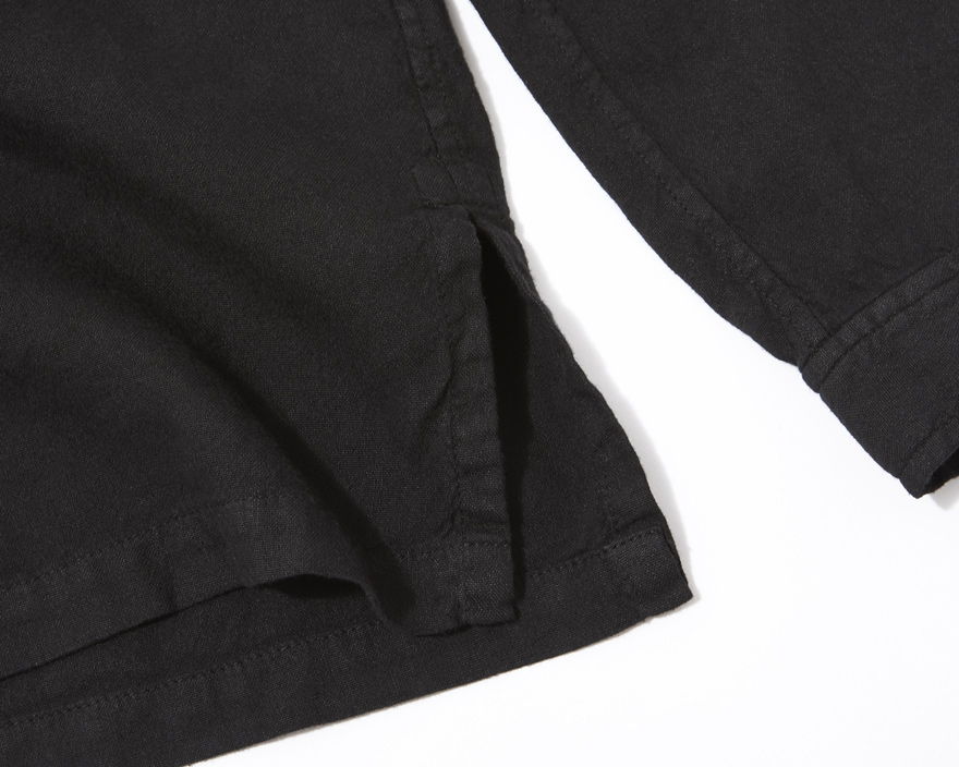 Outlier - Experiment 037 - Linoco Soft Jacket (flat, slit detail)
