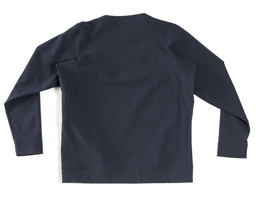 Outlier - M-Back Pullover (Flat, Back, Midnight Blue)