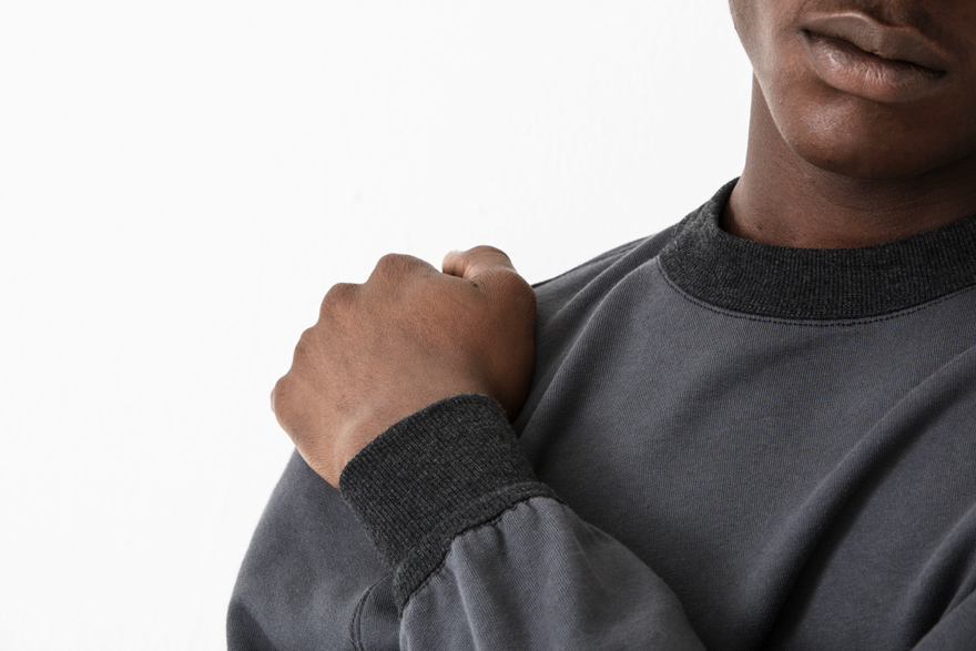 Outlier - Merino Co/weight Crewneck Sweatshirt (Ribbed Cuffs: Image)