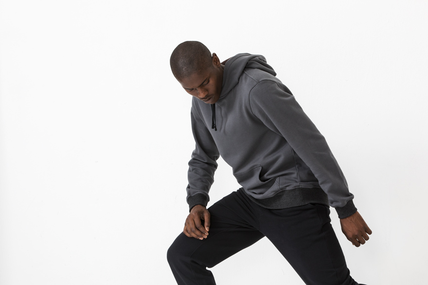 Outlier - Merino Co/weight Pullover Hoodie (Ribbed Cuffs: Image)
