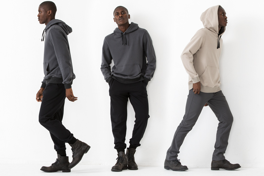 Outlier - Merino Co/weight Pullover Hoodie (style grid)