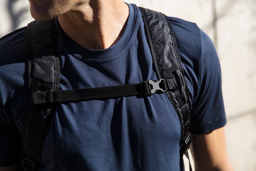 Outlier - Molly Sternum Strap (story, chest close contrast)