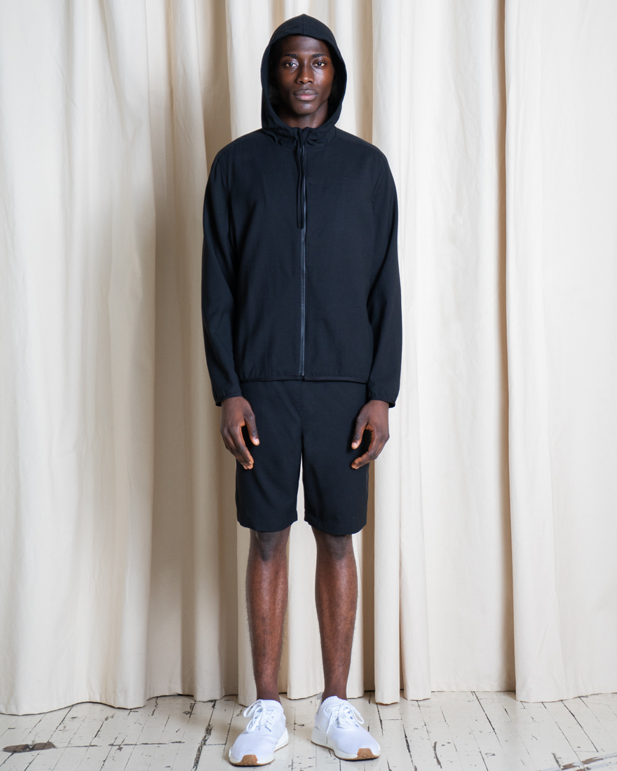 Outlier - Experiment 095 - Open Wool Freejacket (fit, front)