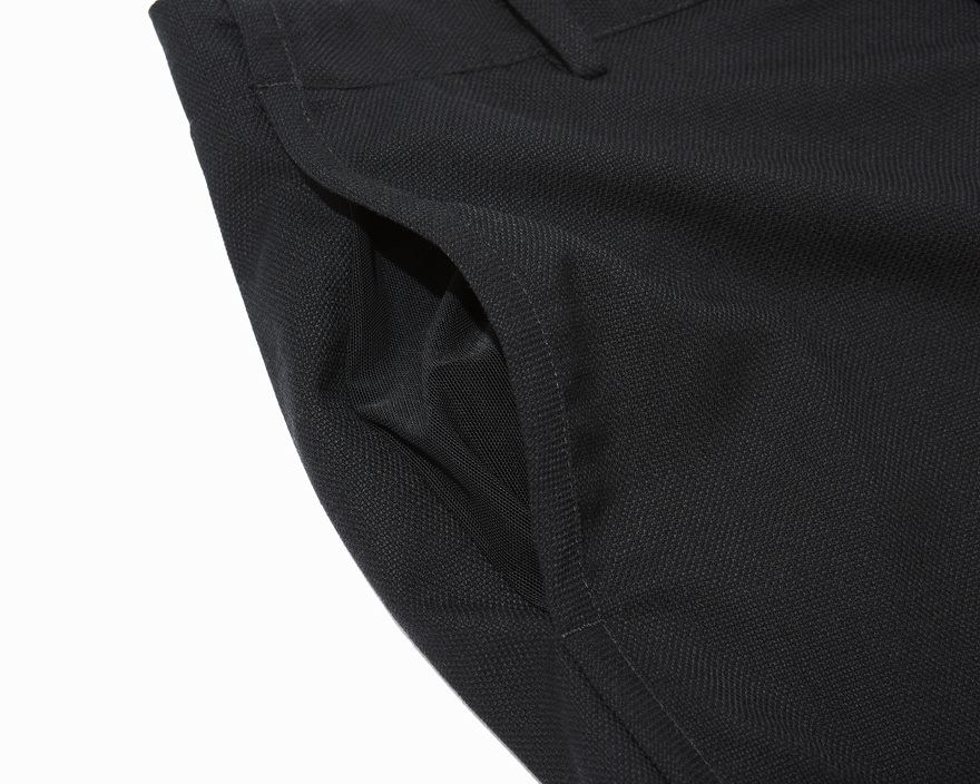 Outlier - Experiment 099 - Open Wool Stripe Pant (flat, pocketing)