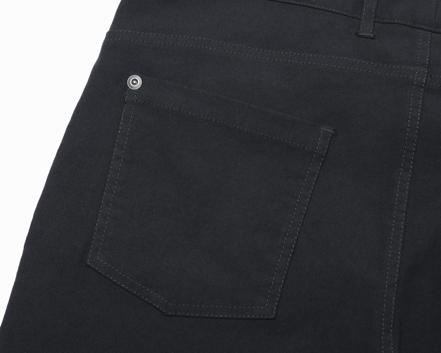 Outlier - Experiment 068 - Overdyed Strong Dungarees (flat, back pocket)