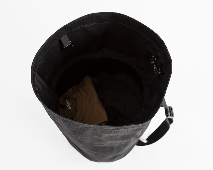 Outlier - Experiment 171 - Paper Nylon AF Duffle (flat, top angle)