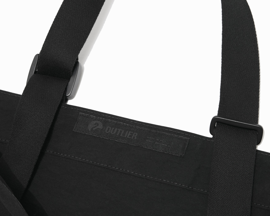 Outlier - Paper Nylon Tote (flat, label)