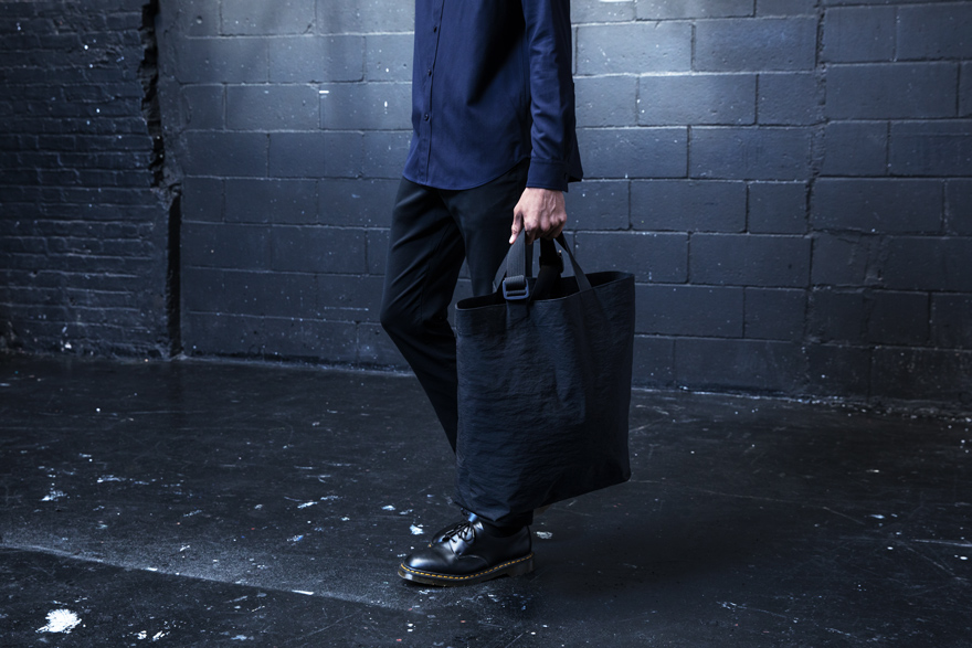 Outlier - Experiment 033 - Paper Nylon Tote (story, hand carry, albini shirt)