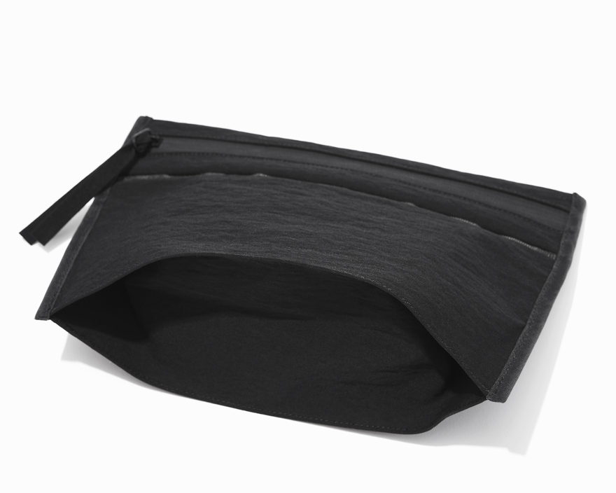 Outlier - EXPERIMENT 086 - PAPER NYLON WATERFALL GUSSET PACK (flat, gusset)