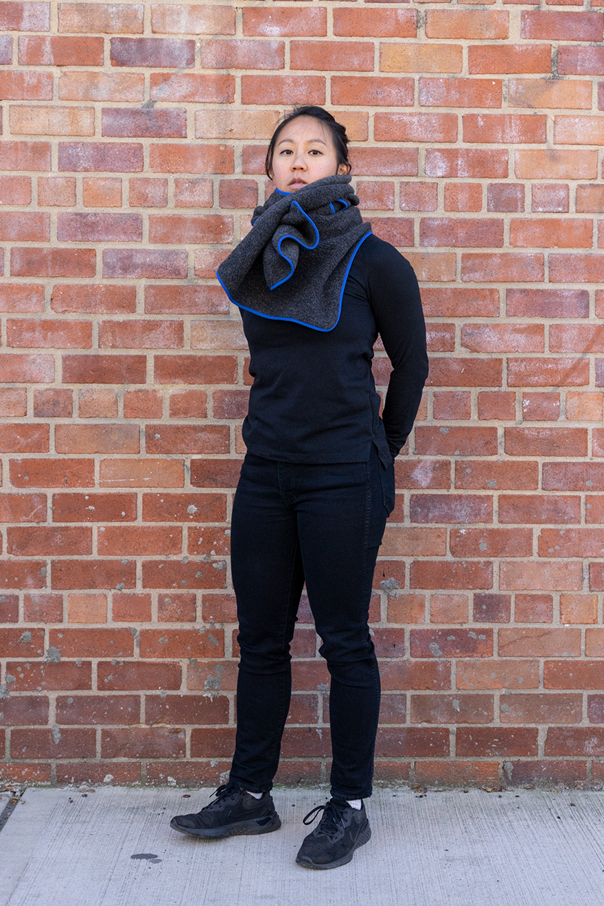 Outlier - Passion 002 - Strongwool Ladder Scarf (Fit, Kim)