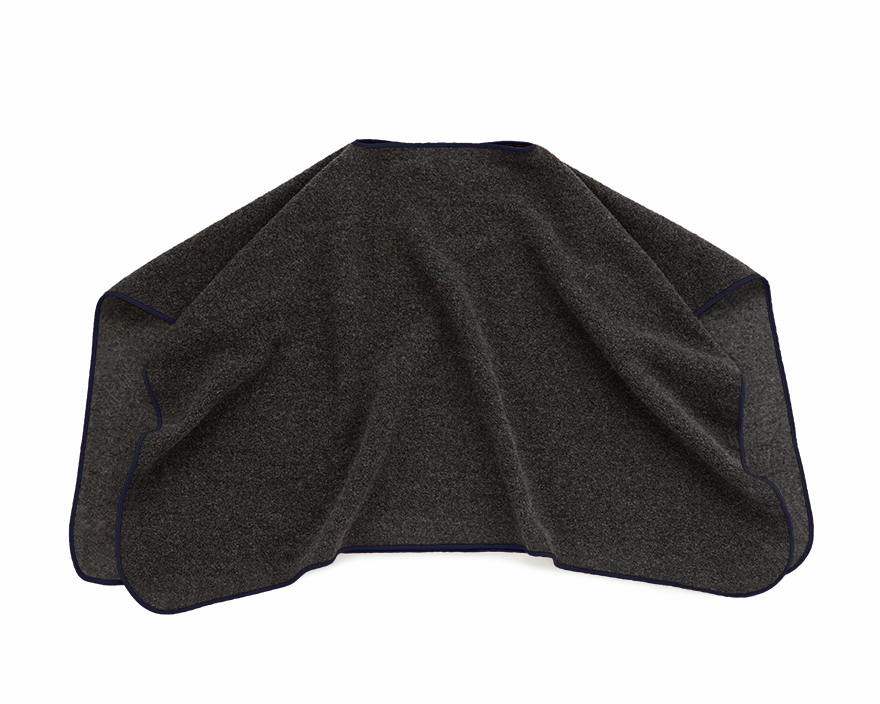 Outlier - Passion 004 - Strongwool Poncho (Flat, Blue AF)
