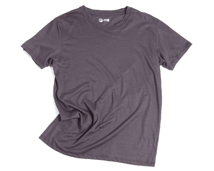 Outlier - Ramielust Cut One T-Shirt (flat, Plumsmoke)