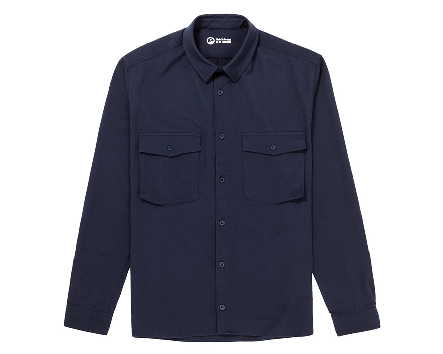 Outlier - S140 Two Pocket (Flat, Dark Navy, Front)