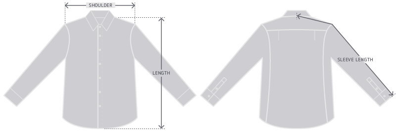 Garment Measurement Illustration