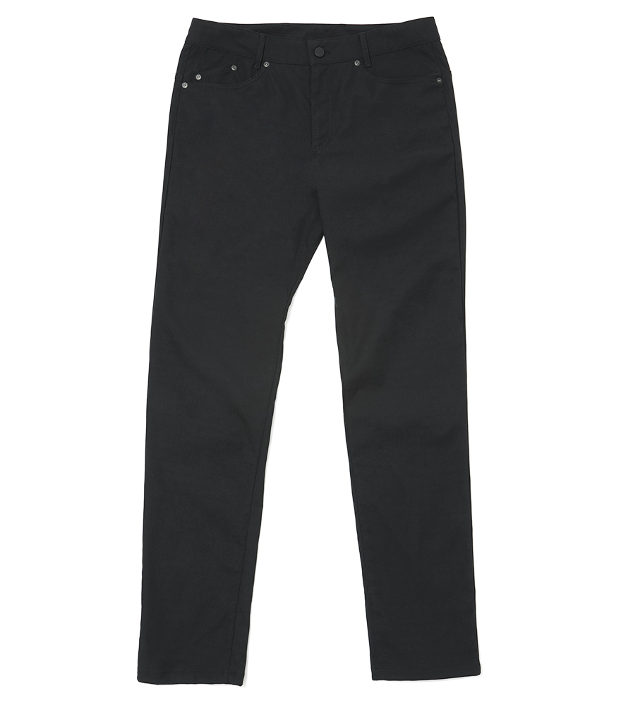 Outlier - Strong Dungarees (Flat, Black, Front)