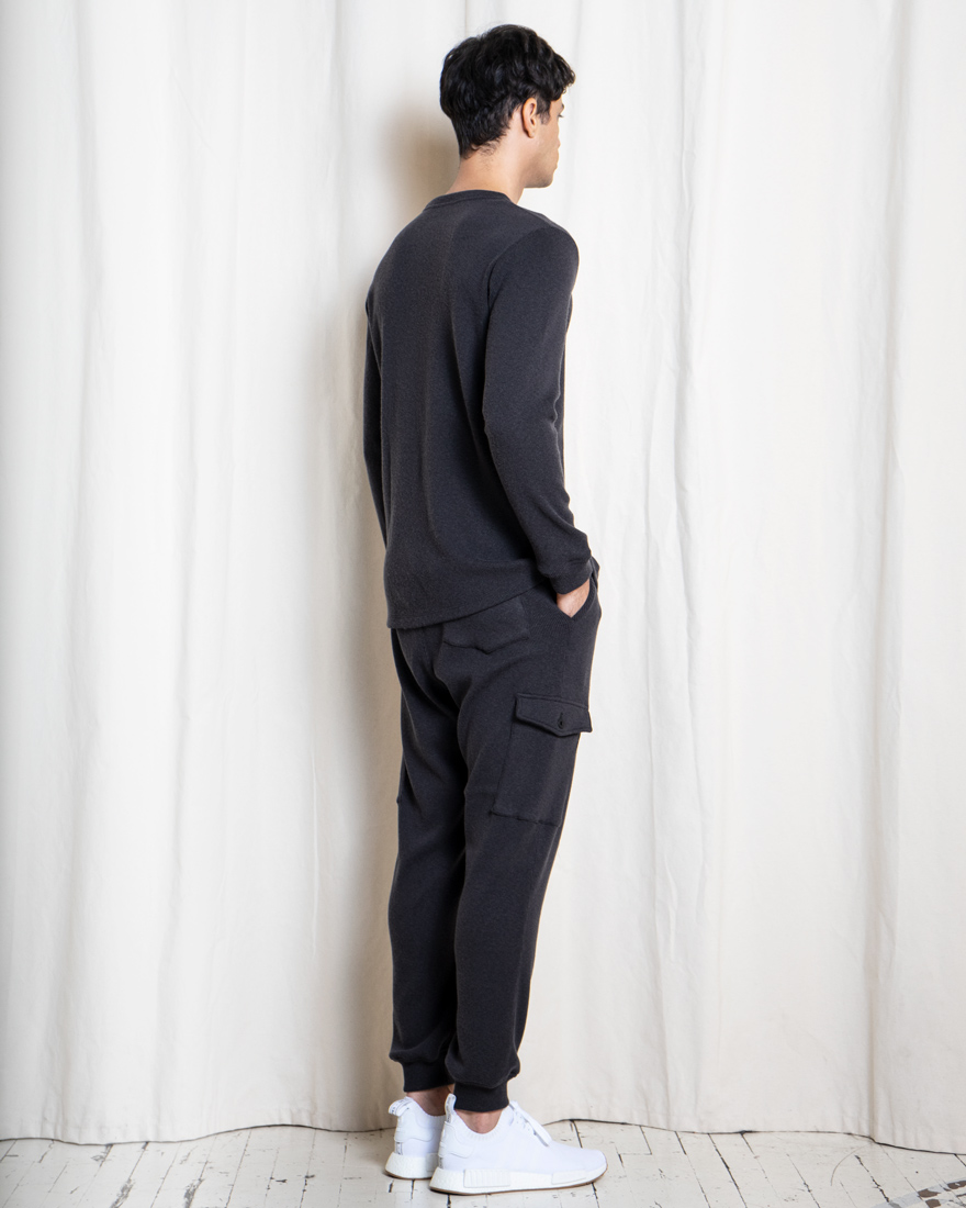 Outlier - Experiment 141 - Strongwaffle Longsleeve (fit, back)