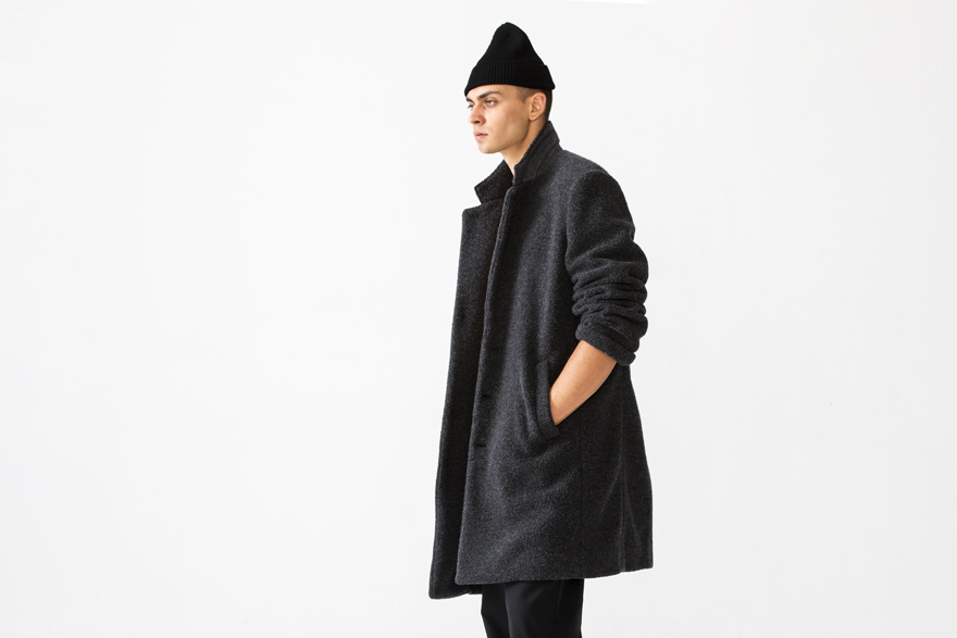 Outlier - Experiment 044 - Strongwool Topcoat (story, sleeves rolled)