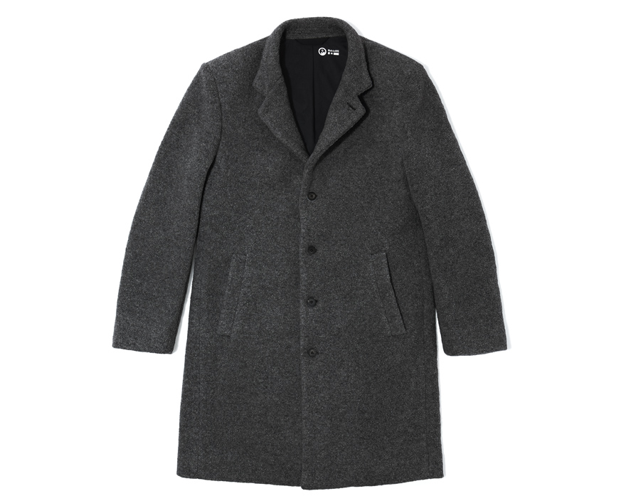 Outlier - Experiment 044 - Strongwool Topcoat (flat, dark gray)