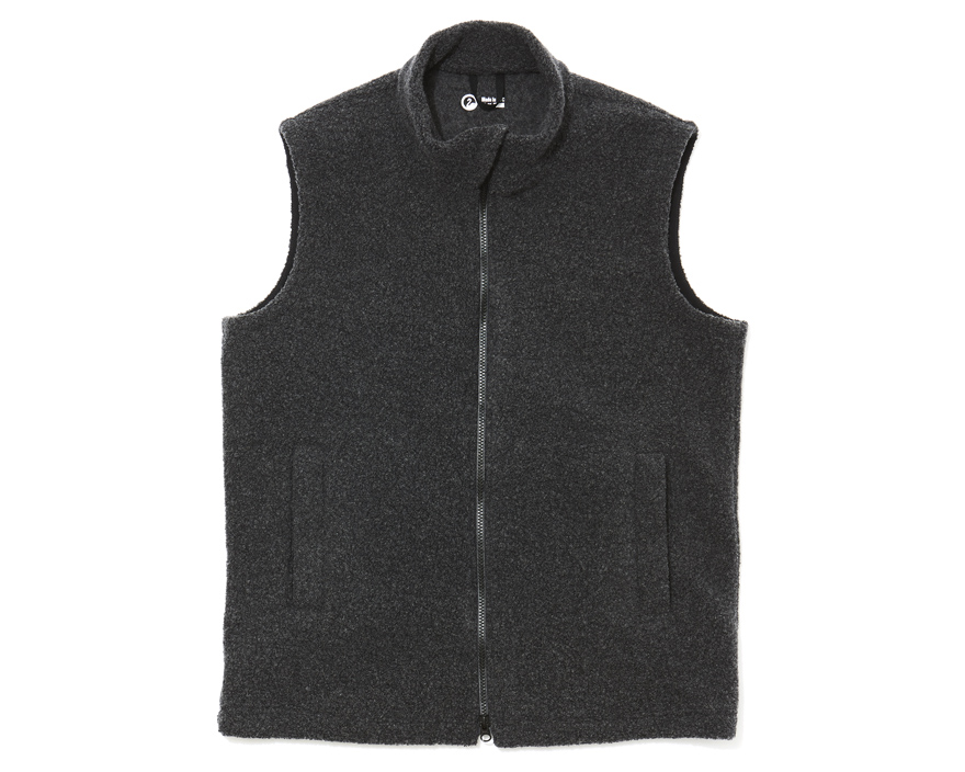 Outlier - Experiment 043 - Strongwool Vest (flat, dark gray)