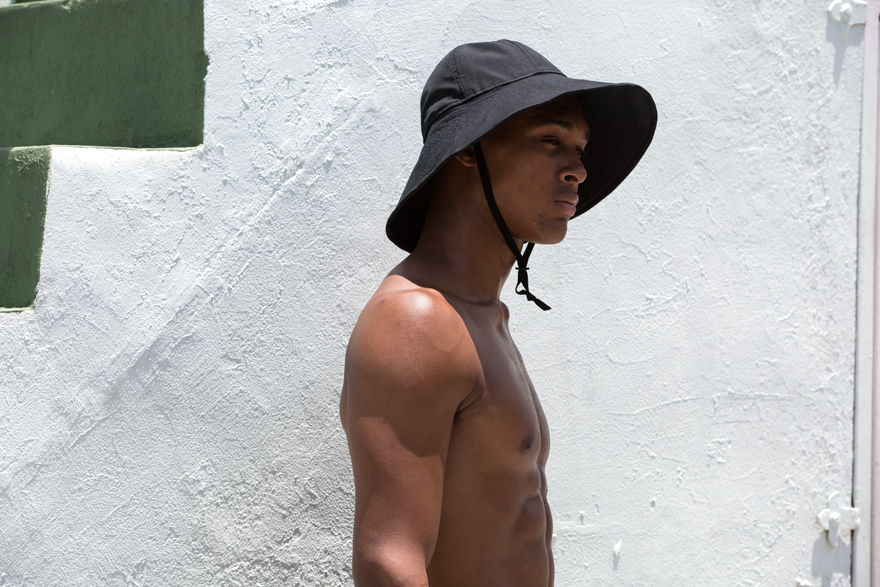 Outlier - Supermarine Big Bucket Hat (story, shirtless in miami)