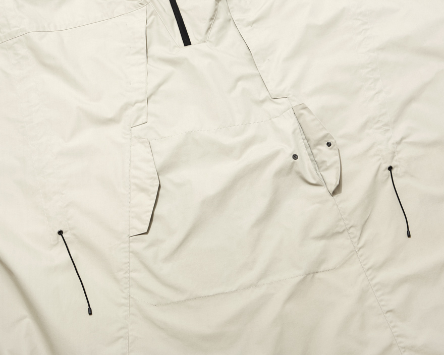 Outlier - Experiment 101 - Supermarine Sunchannel Poncho (flat, snap pocket)