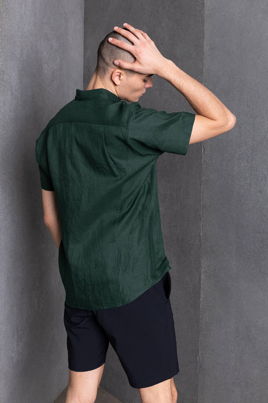 Outlier - Ramielight Mojave Shortsleeve (fit, GD Dark Forest Back)