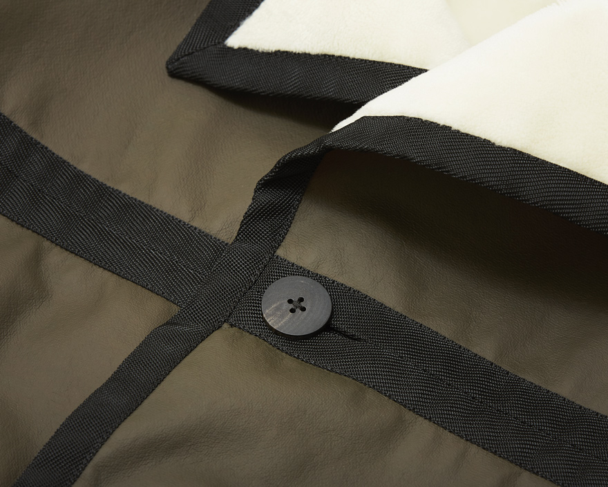 Outlier - Experiment 016 - The Purling (flat, front button detail)