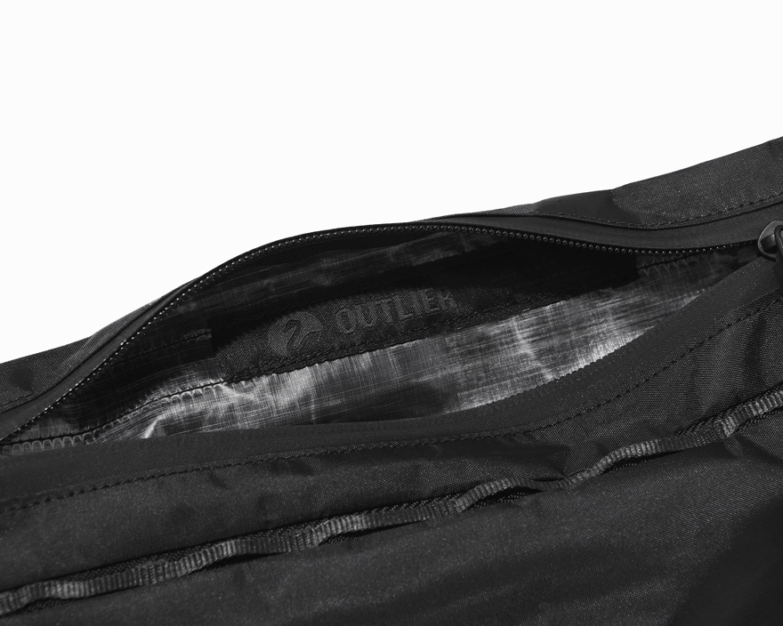 Outlier - Experiment 085 - Ultrahigh Waterfall Gusset Pack (flat, label)