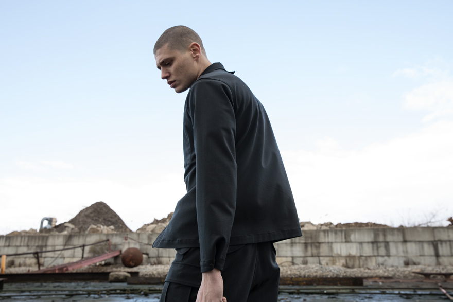 Outlier - Wool 6,6 Hard Shirt (story, back)
