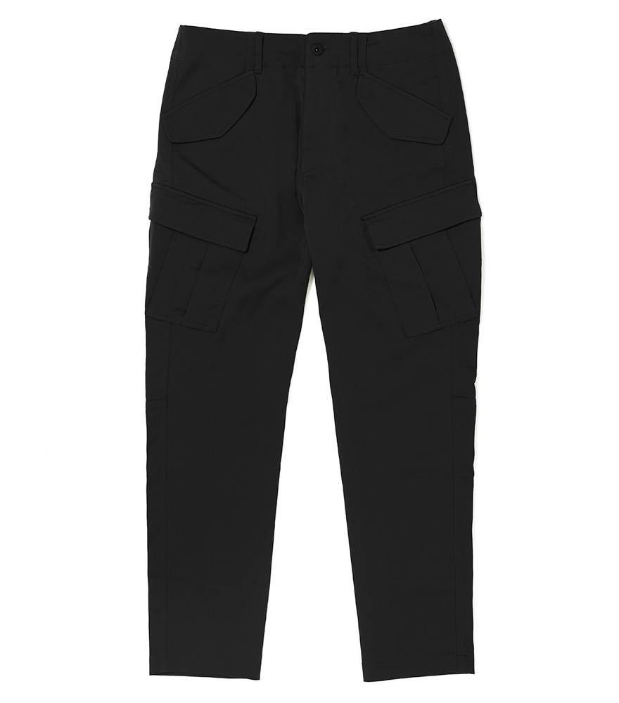 Outlier - Experiment 117 - Workcloth Cargos (Black, Front)