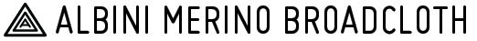 Albini Merino Broadcloth Logo
