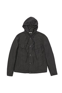 Injected Linen Hooded